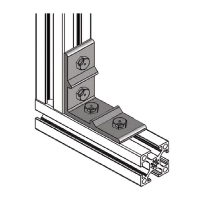 Vertical beam support brackets