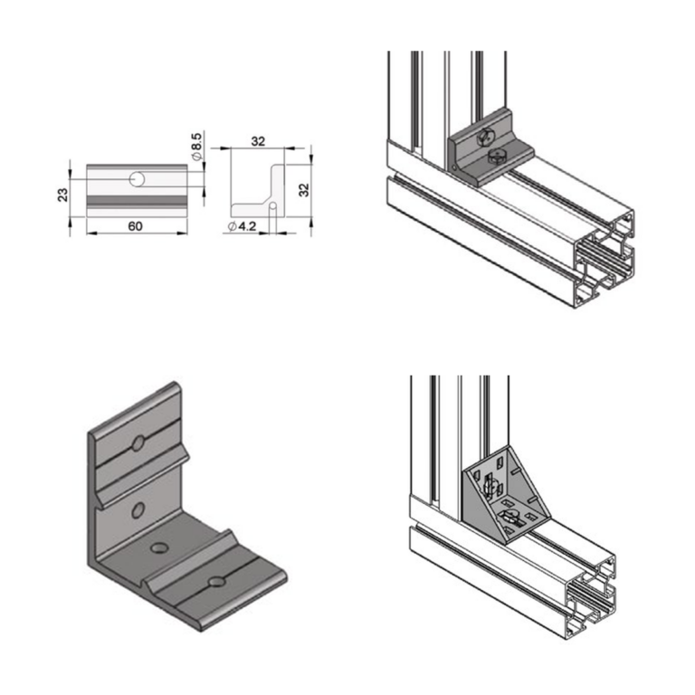 Connecting plates and joints
