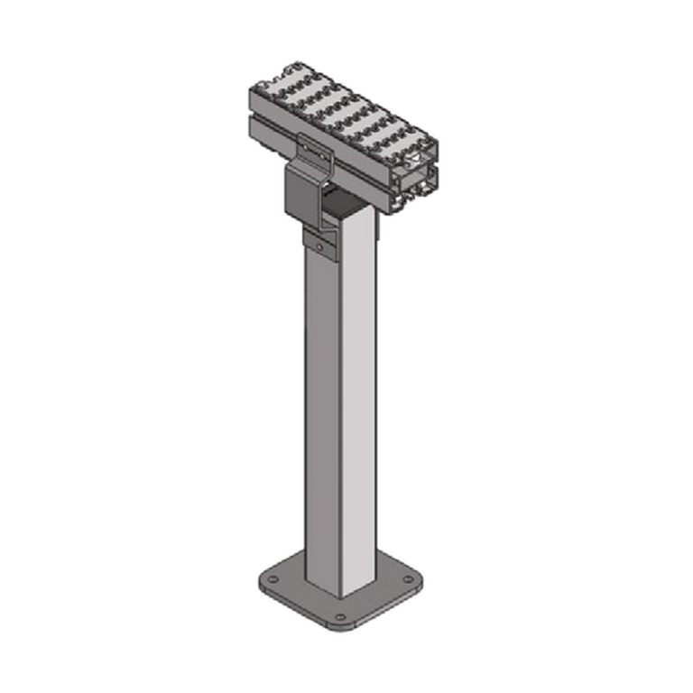 Conveyor-frame support posts