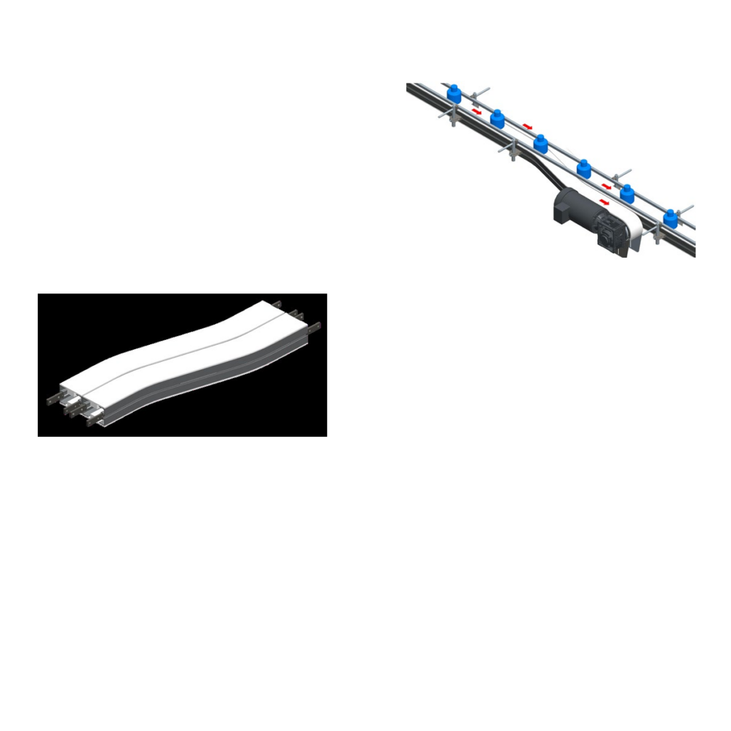 Flat cleated chains