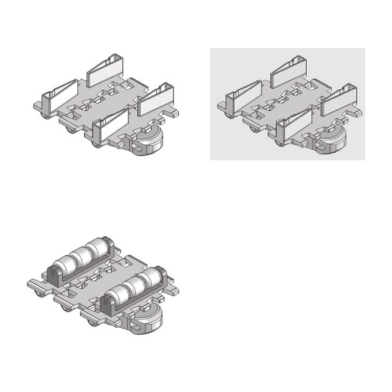 Combined drive and idler units