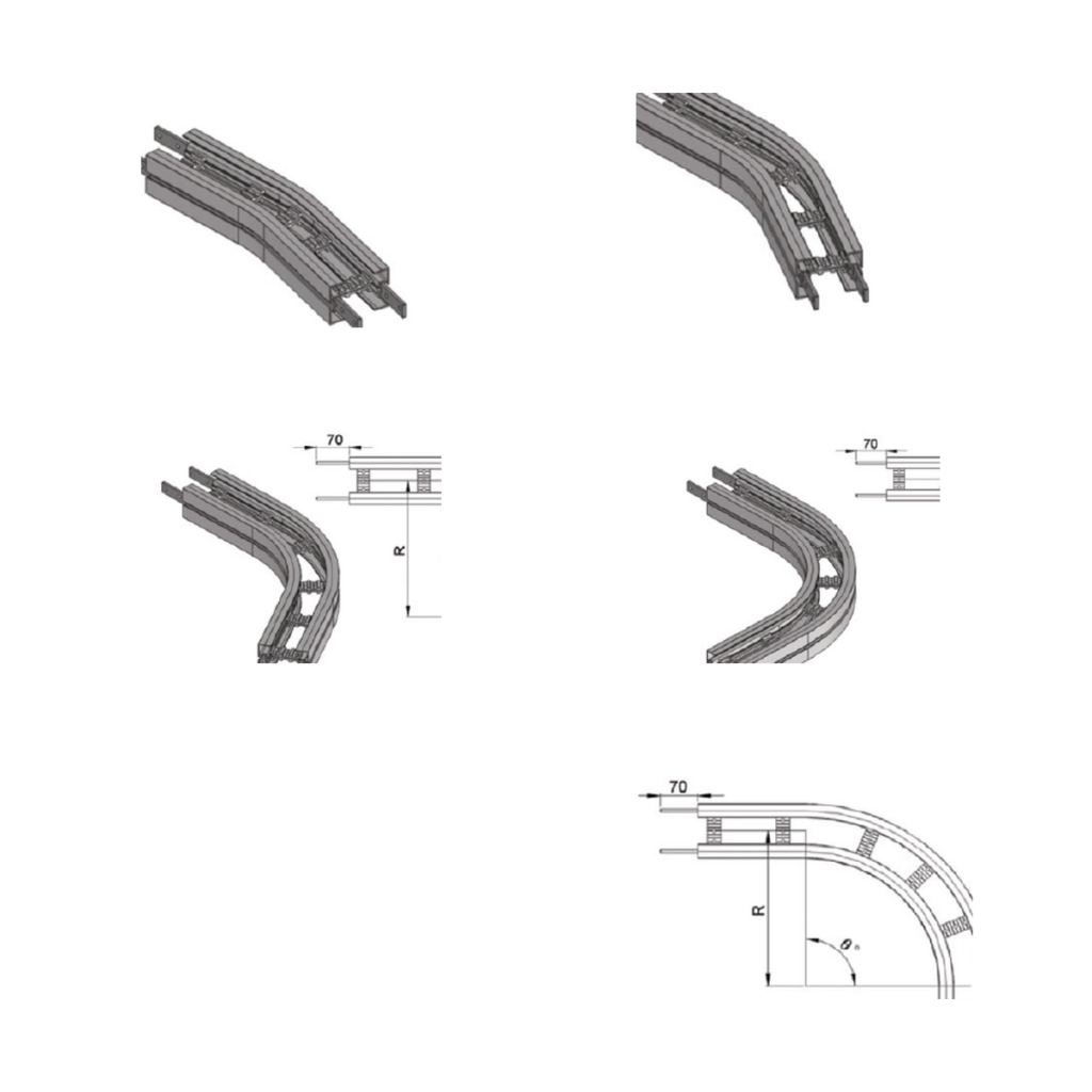 Horizontal bends
