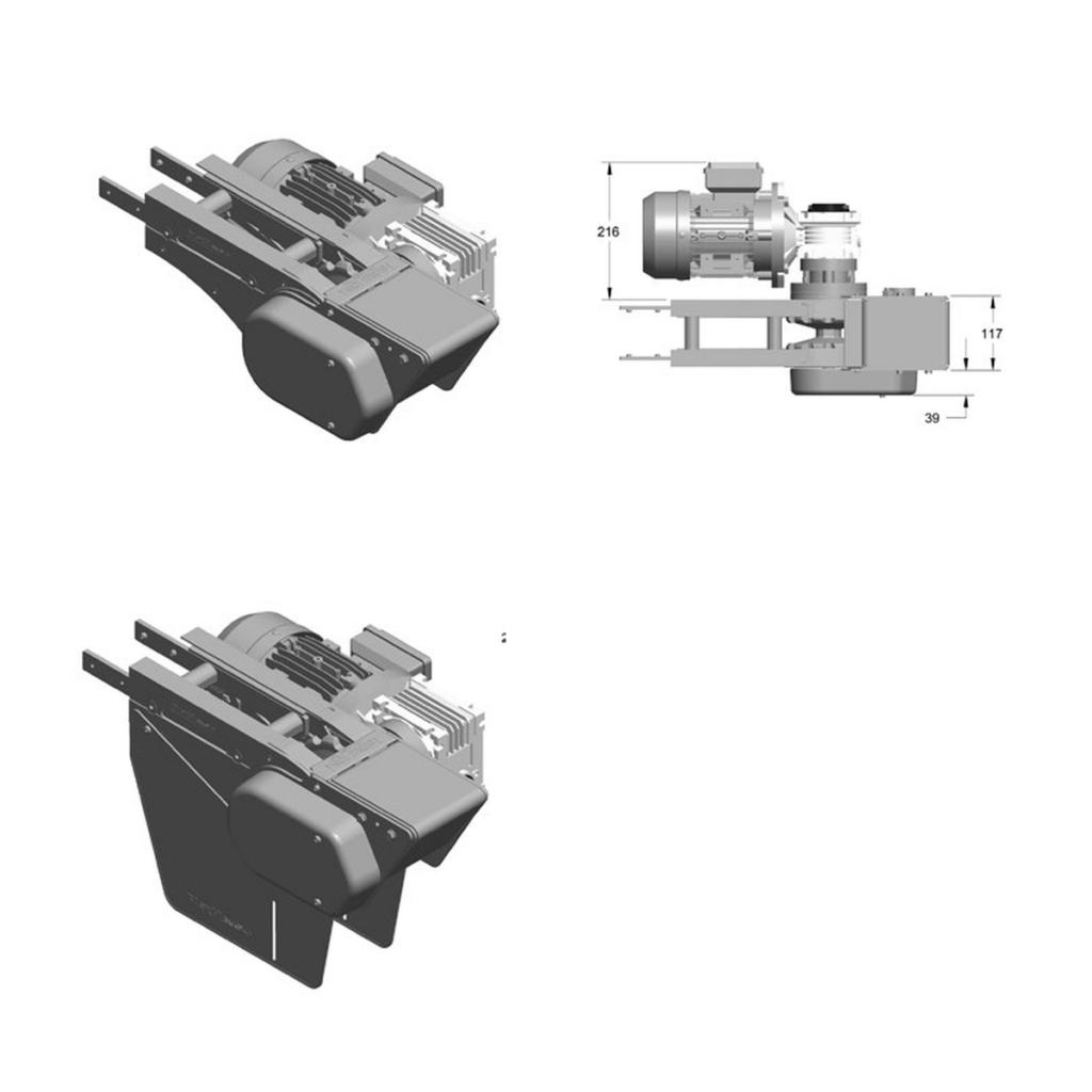 Compact idler ends