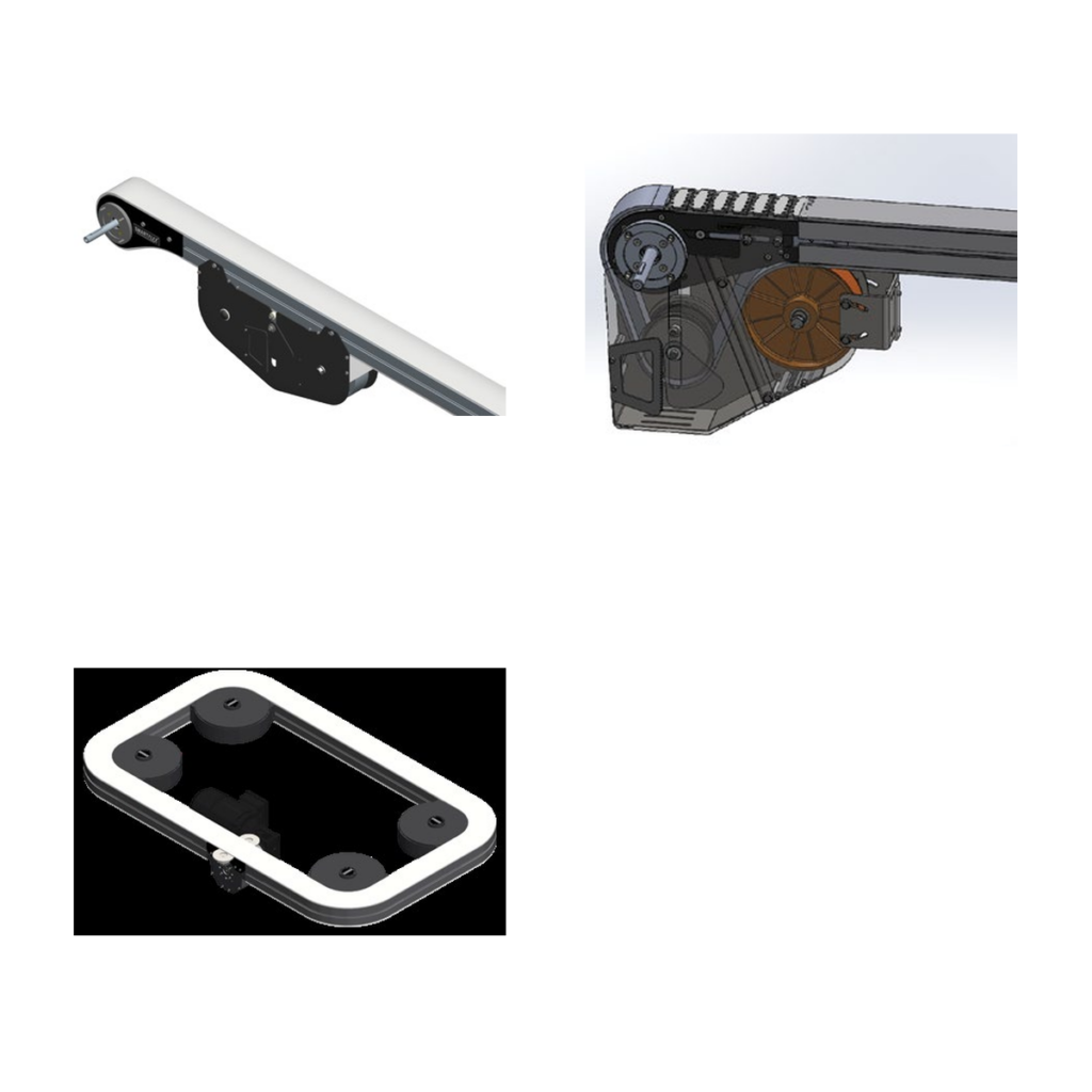 Curved slide rails