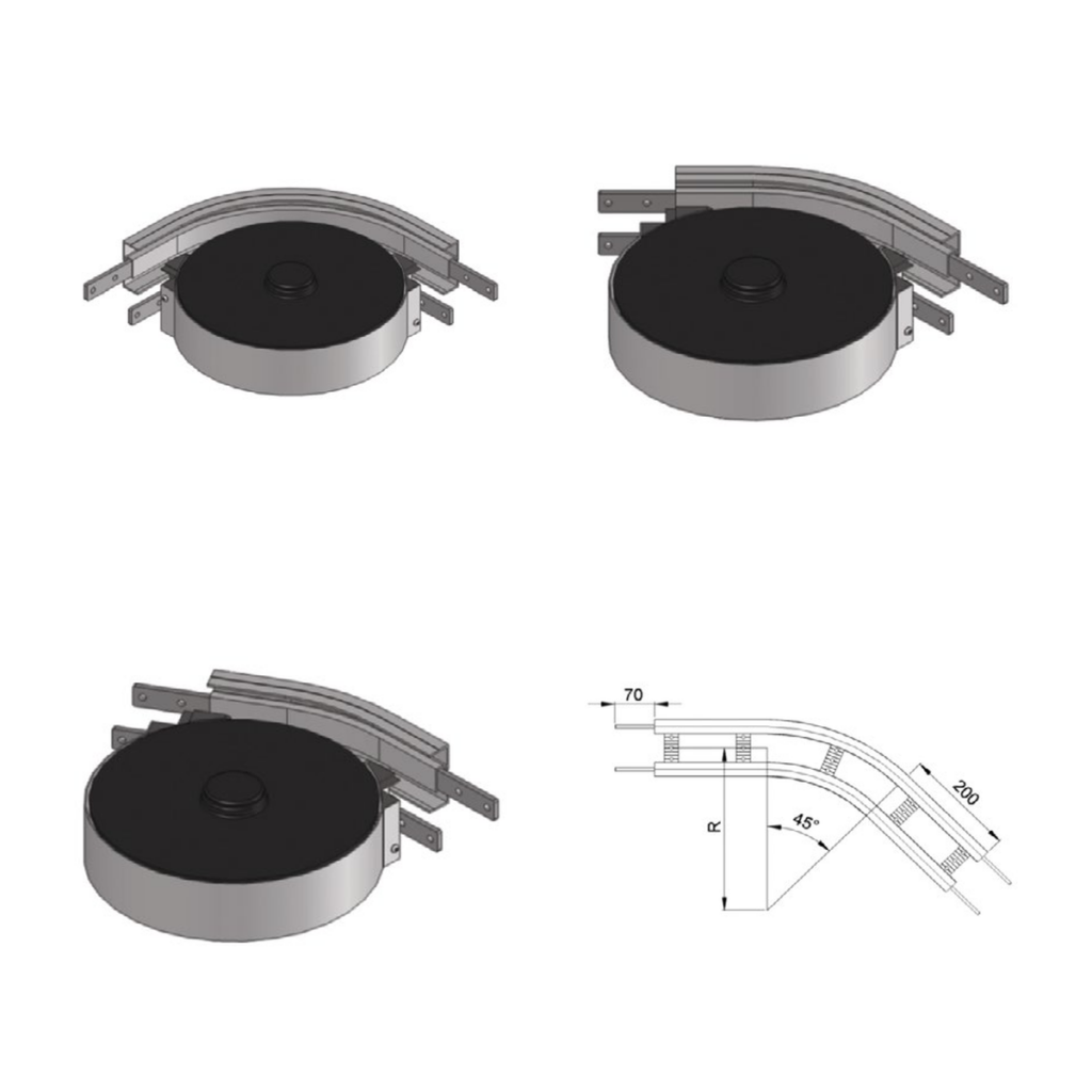 Custom vertical bends