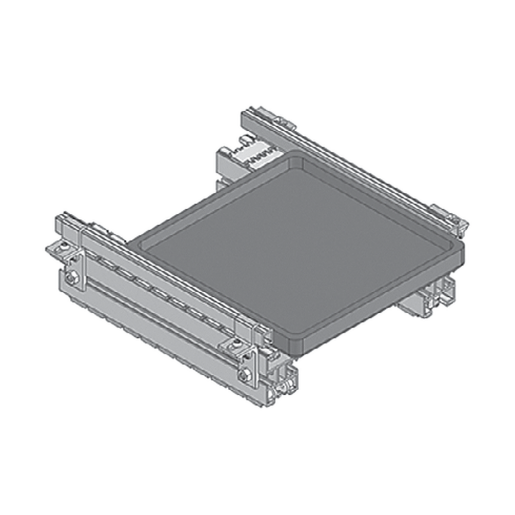 Twin-track pallet guiding