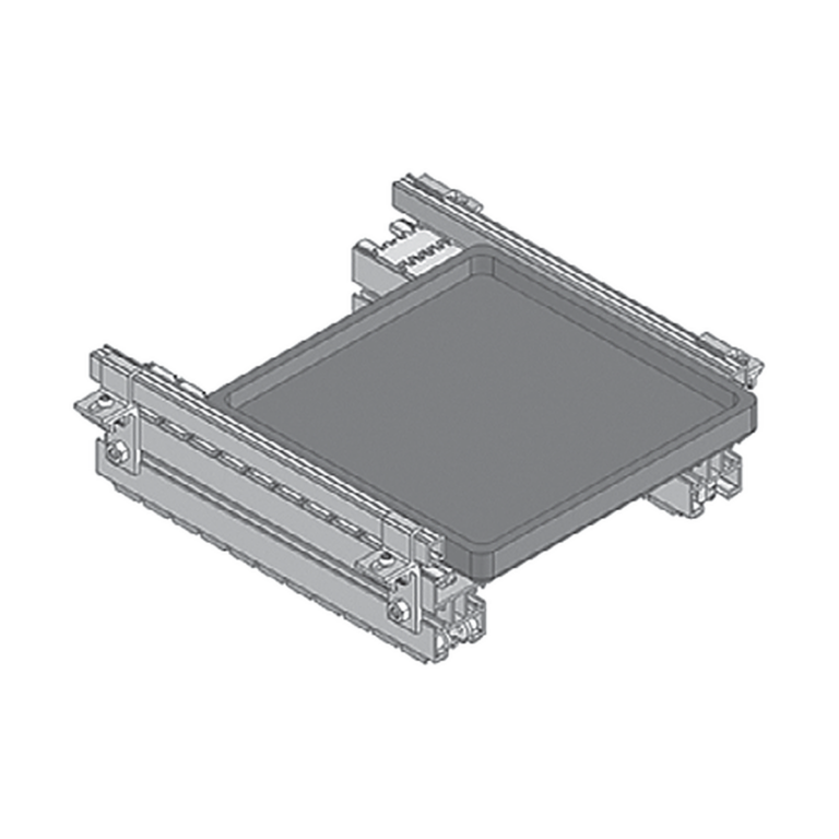 Twin-track pallet guiding