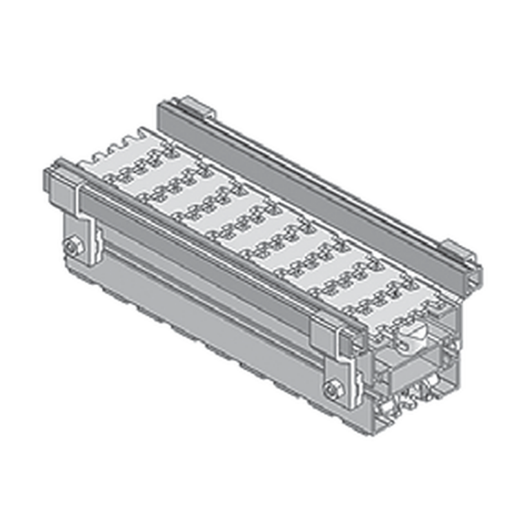 Single fixed guide rails