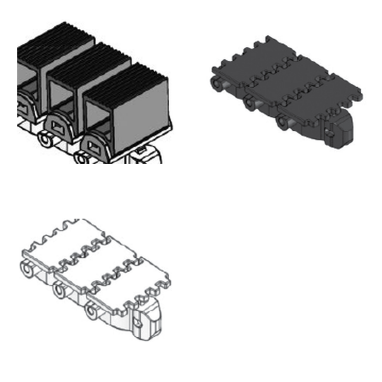 Roller cleat chains