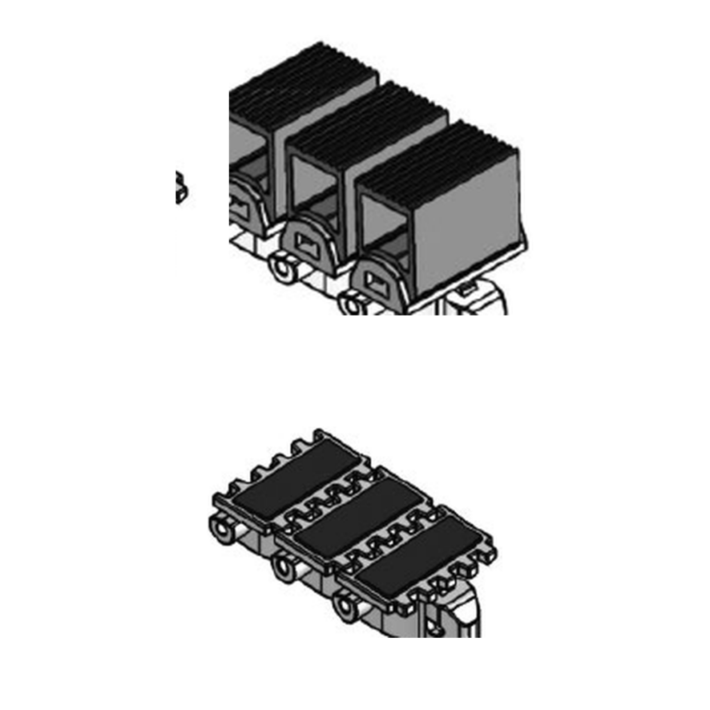 Friction top chains