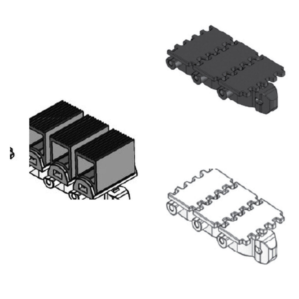 Roller top chains