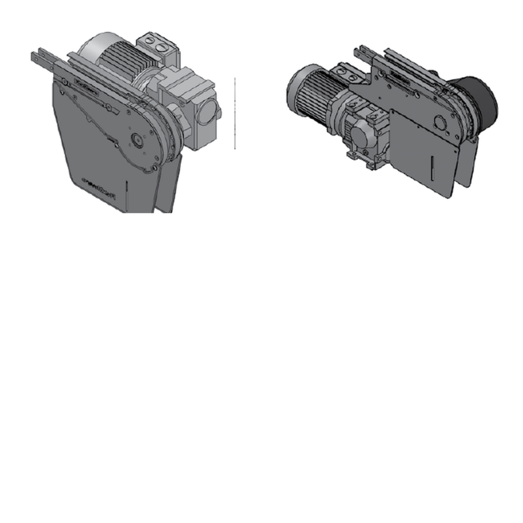 Suspended end drives