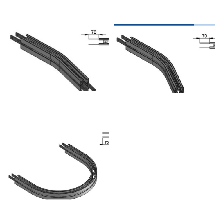Horizontal bends