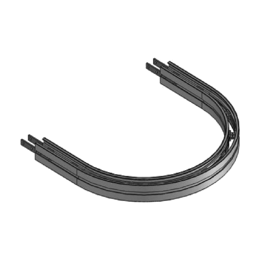 180-degree horizontal bends