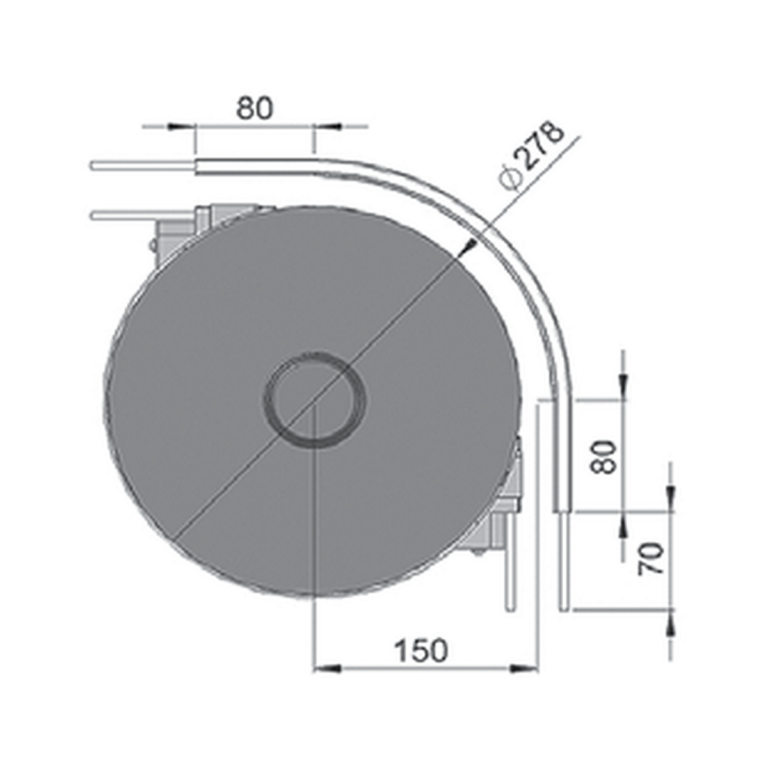 Standard 180-degree idler ends