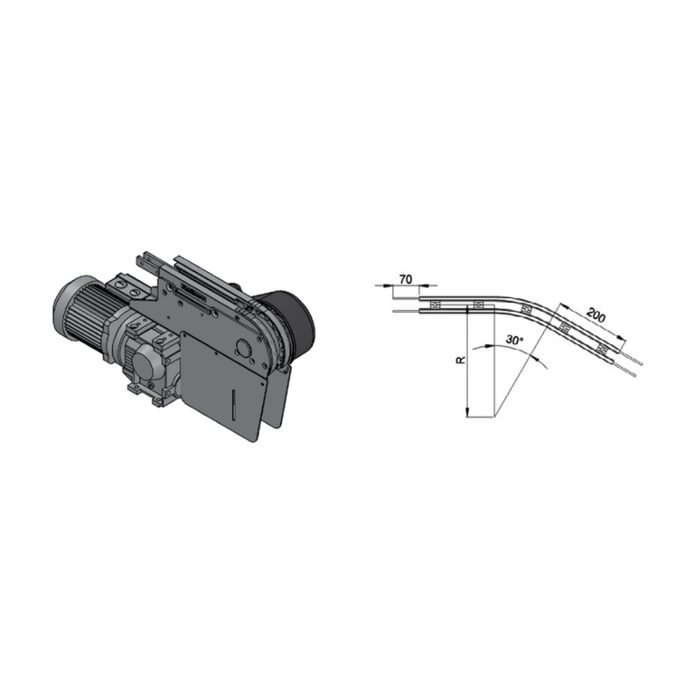 Free-roller transfer bridges