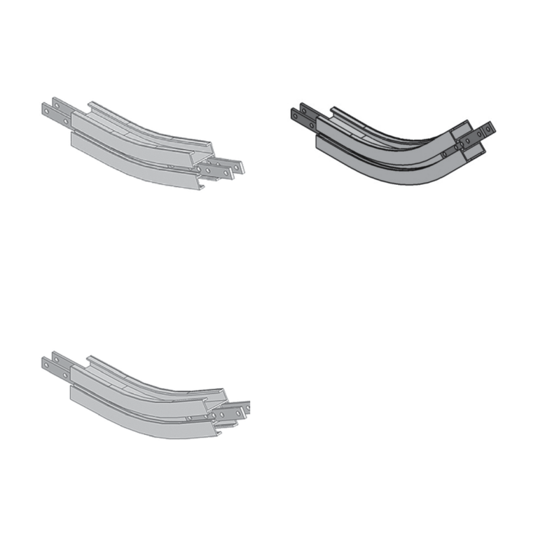 Convex vertical bends
