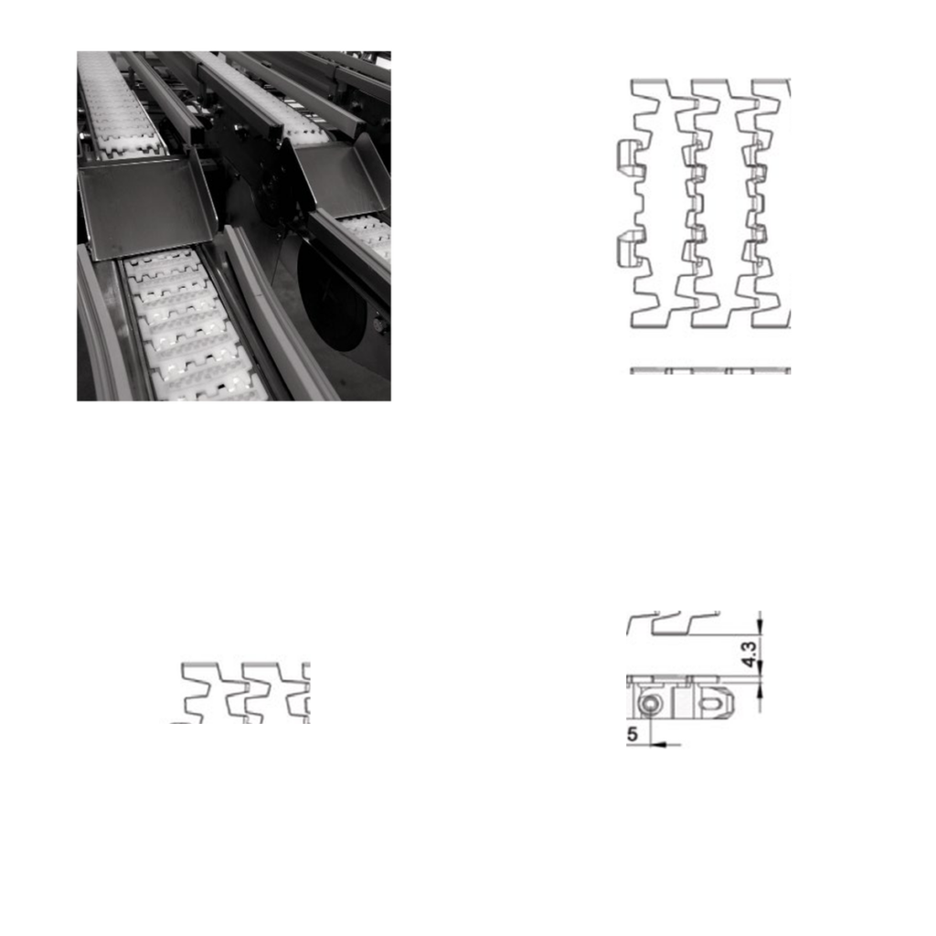 Steel top chains