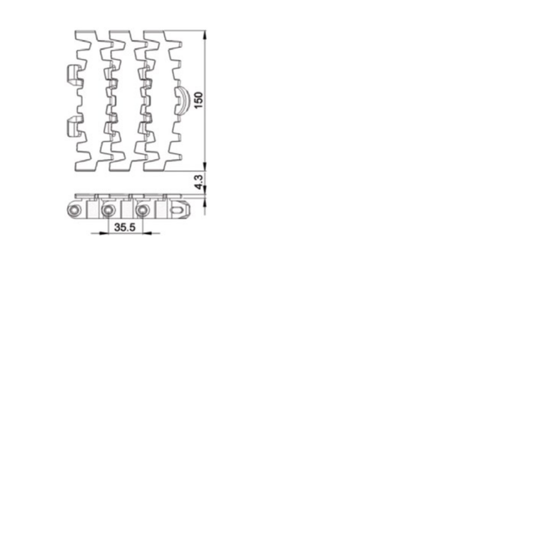 Wedge top chains