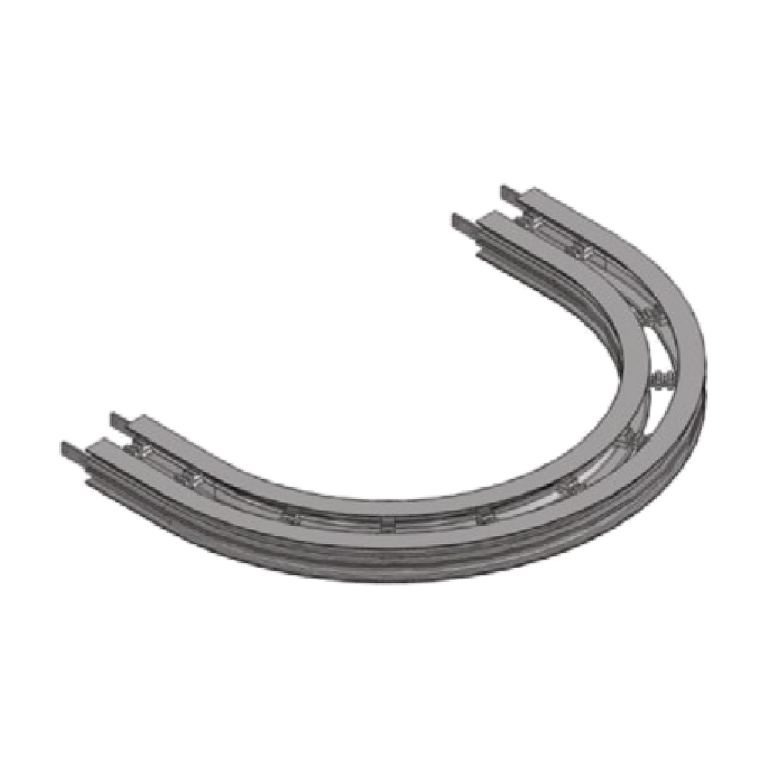 180-degree horizontal bends