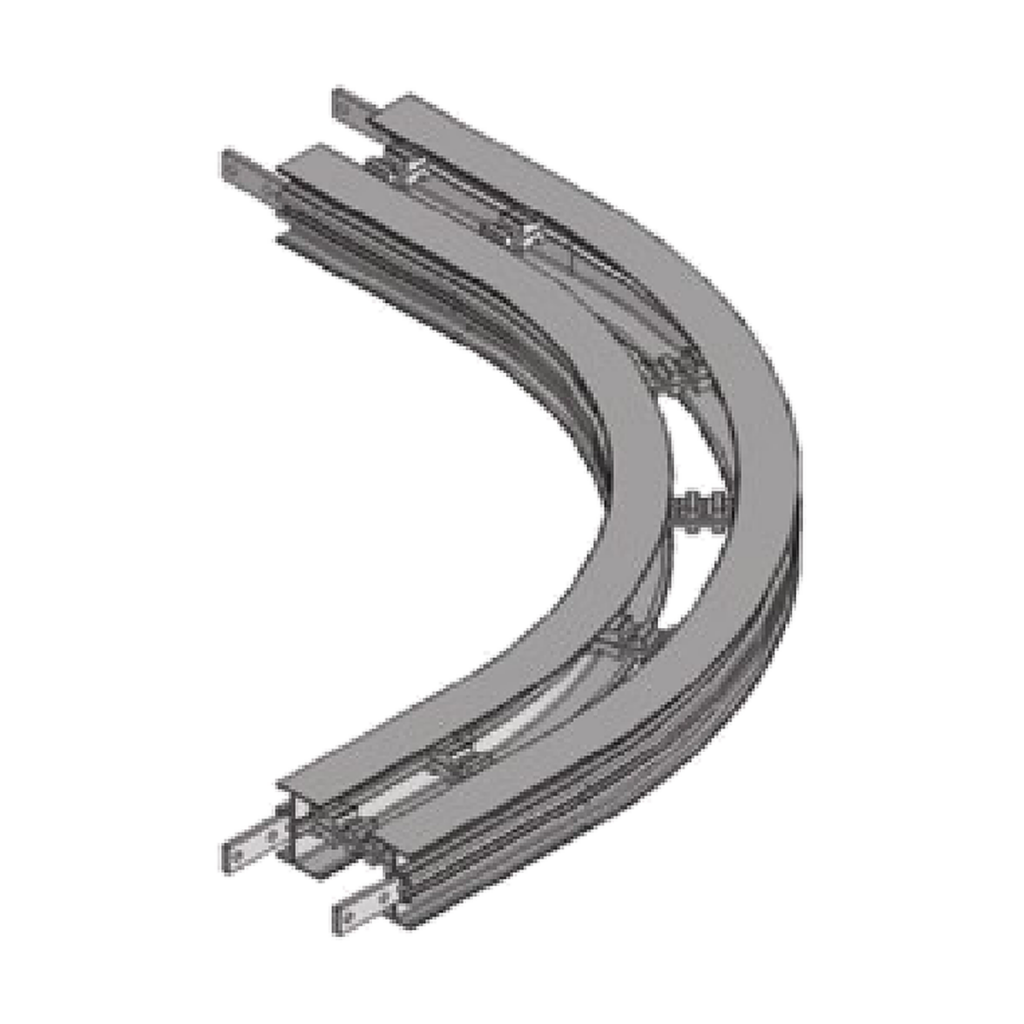 90-degree horizontal bends