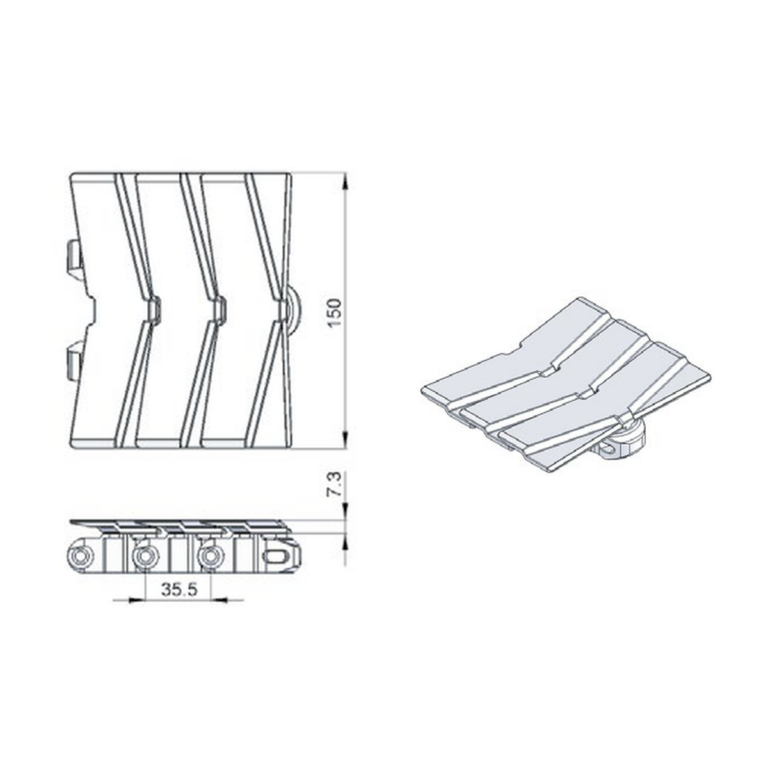 Horizontal bend components