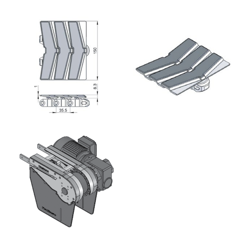 Compact idler ends