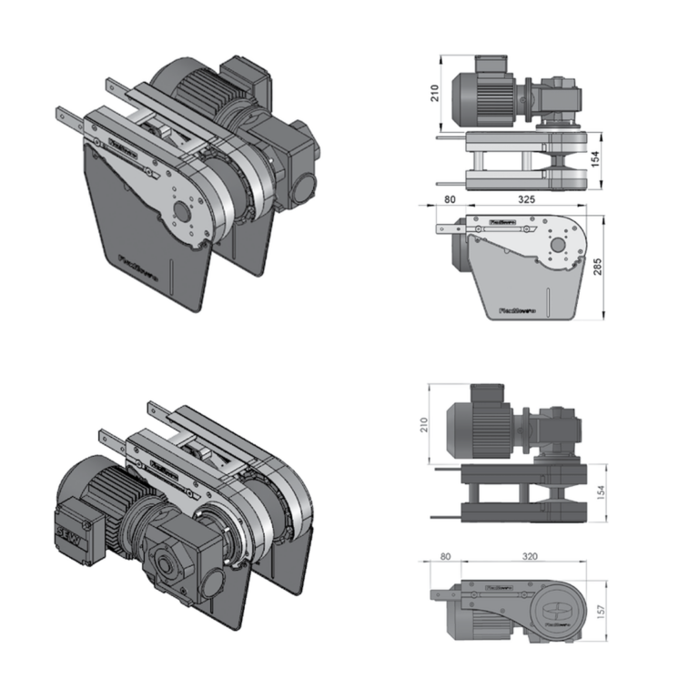 Guided-profile idler ends