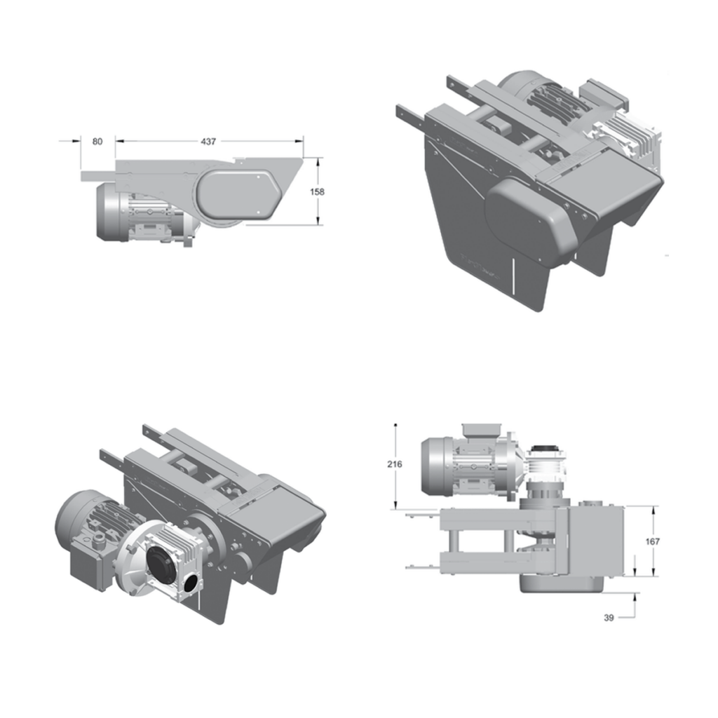 Weighted take-up modules
