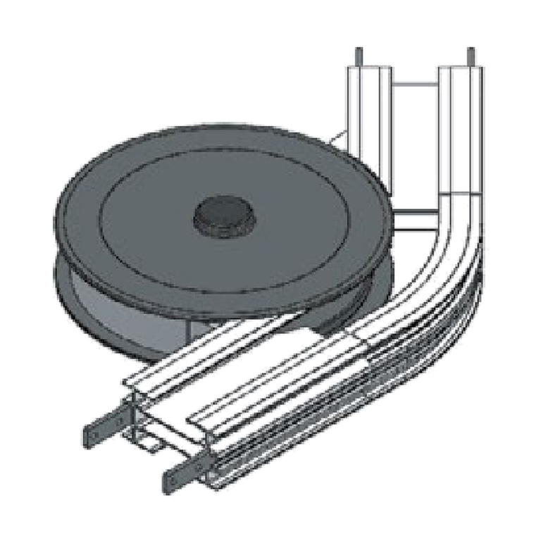 45-degree wheel bends