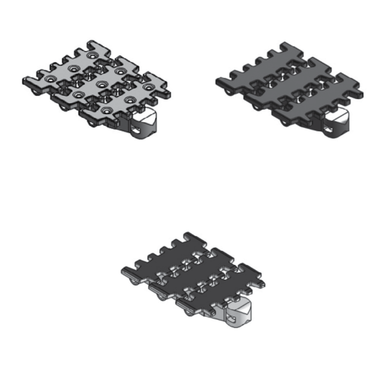 Flat cleated chains