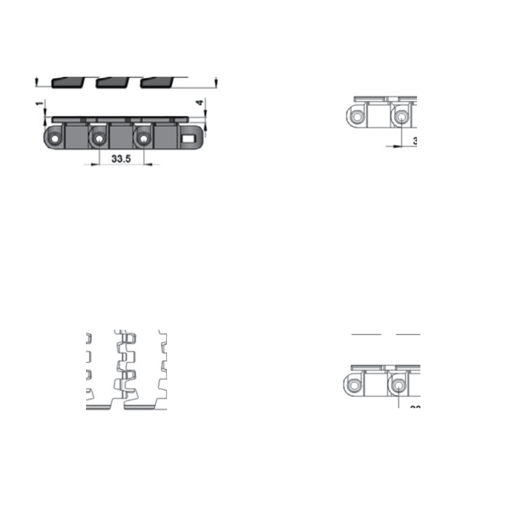 Friction top chains