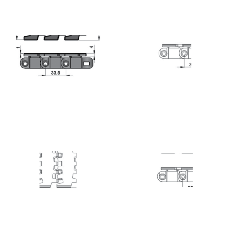 Friction top chains