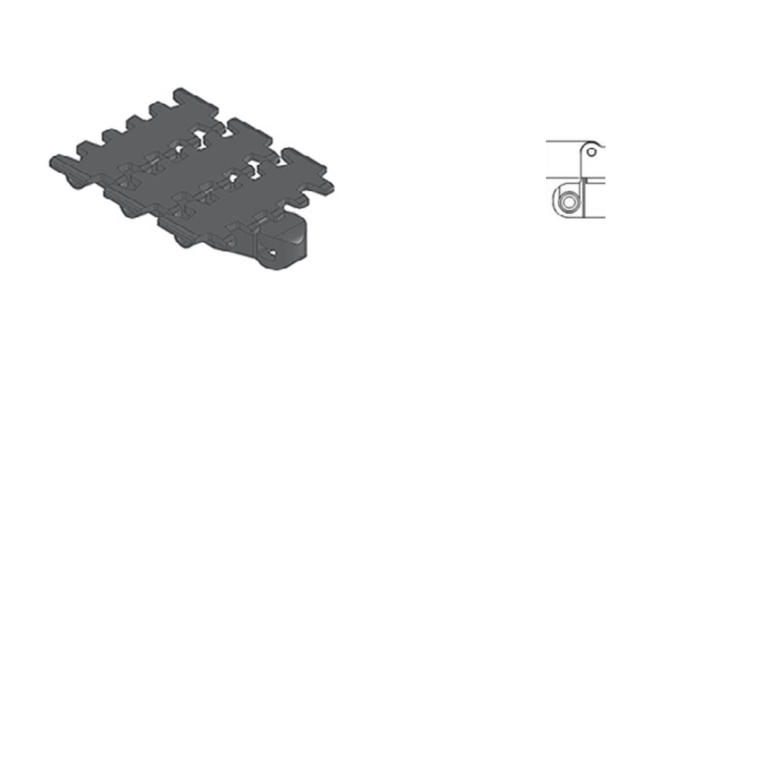 Stainless steel top chains