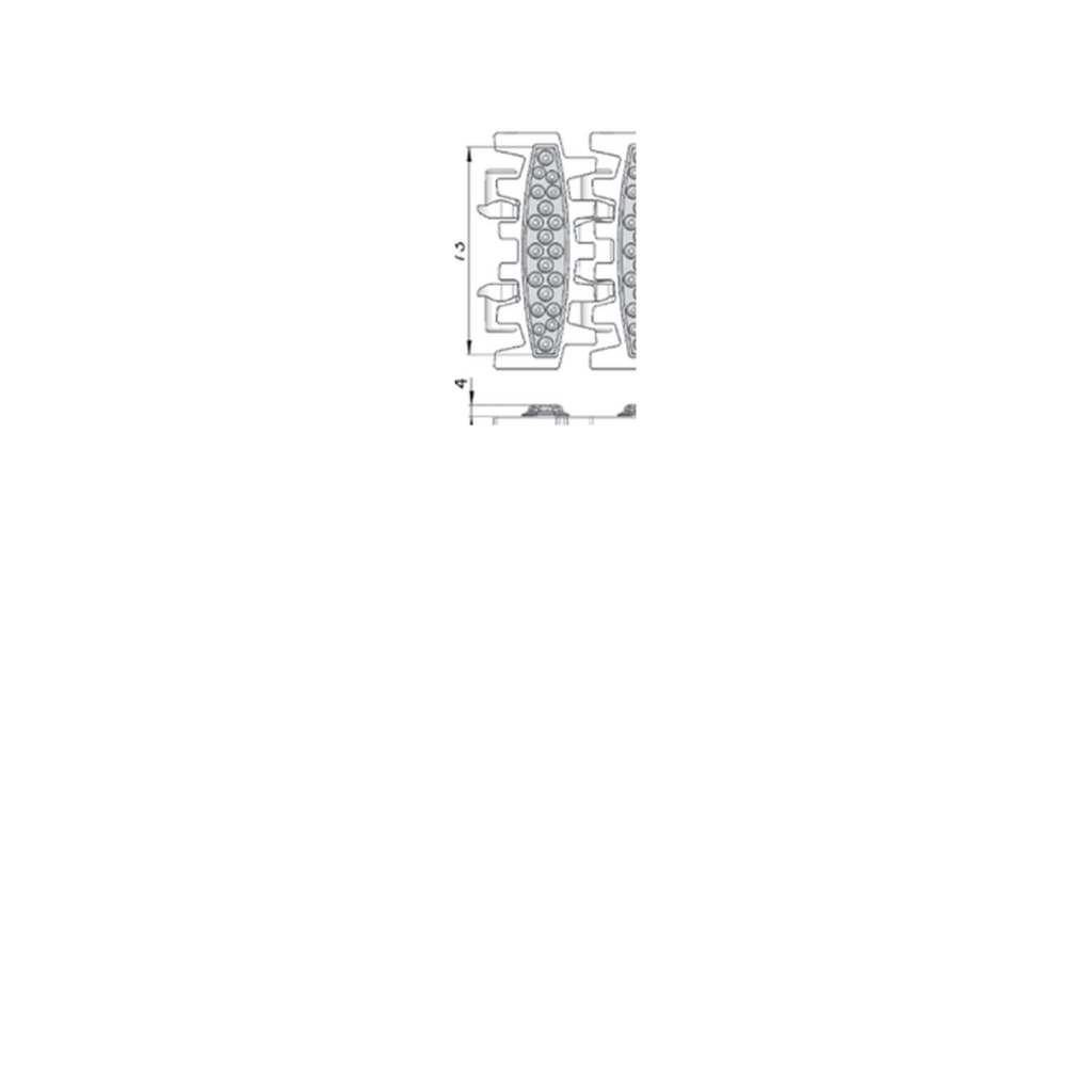 Suspended end drives