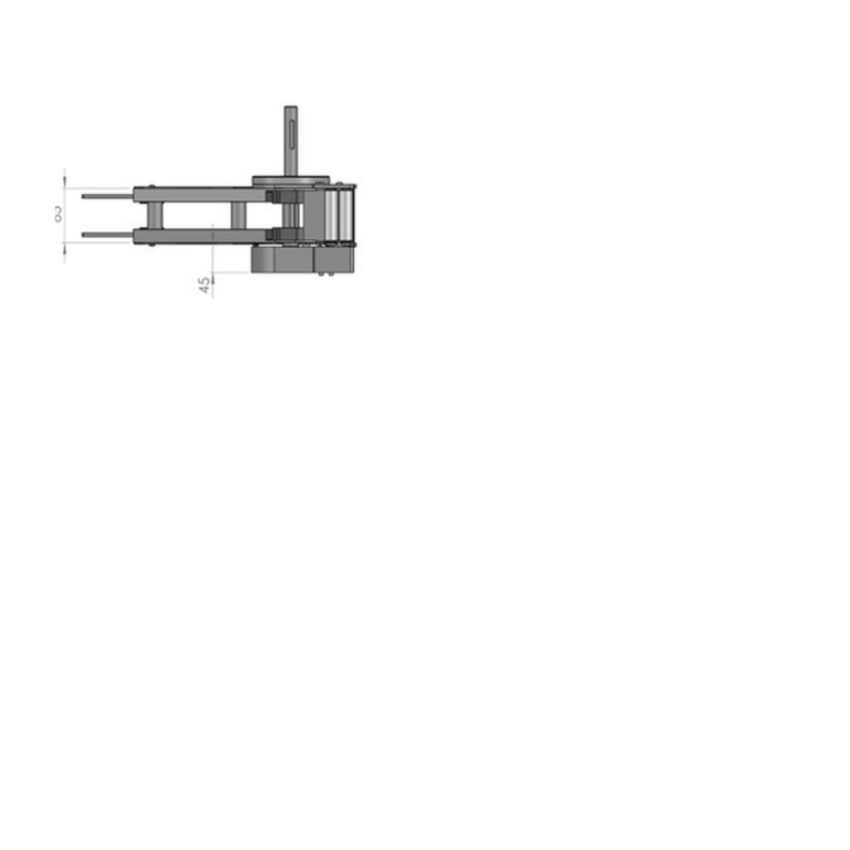 Suspended intermediate drives