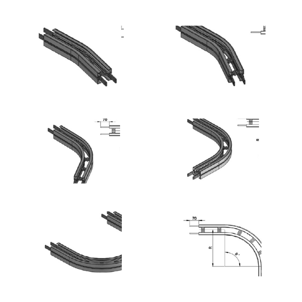 Horizontal bends