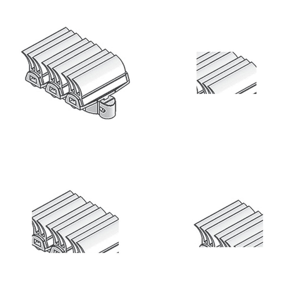 Wedge chains for vertical transport