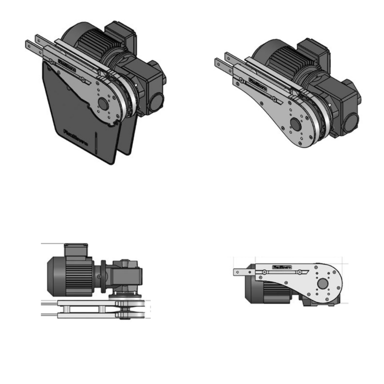 Suspended end drives