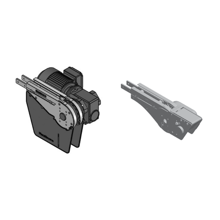 Combined drive and idler units
