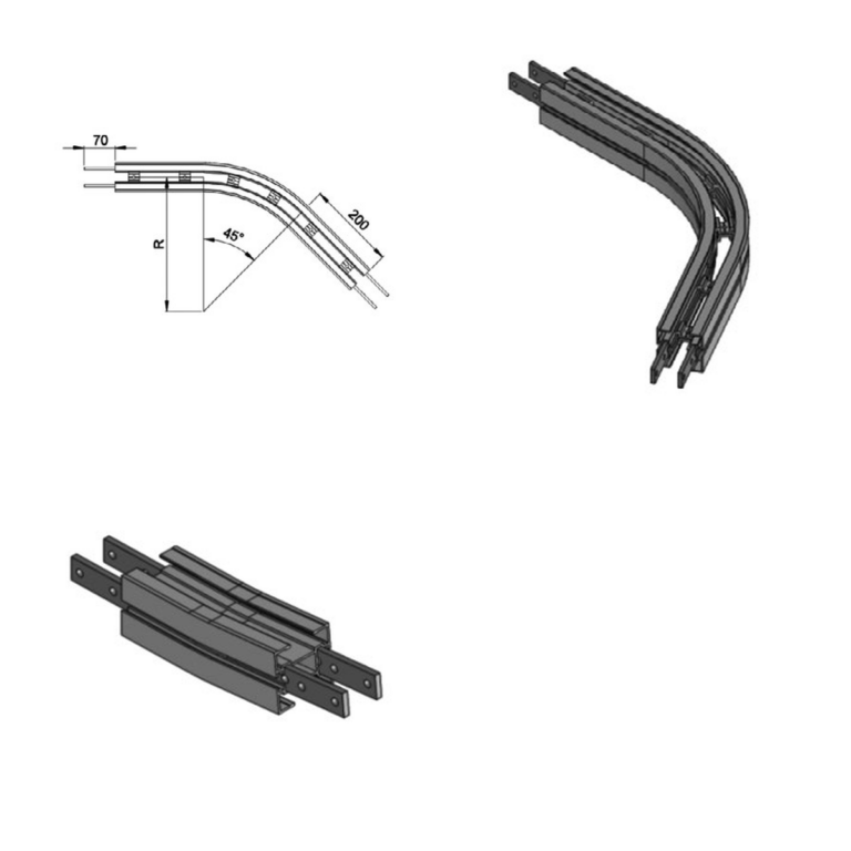 Horizontal bend components