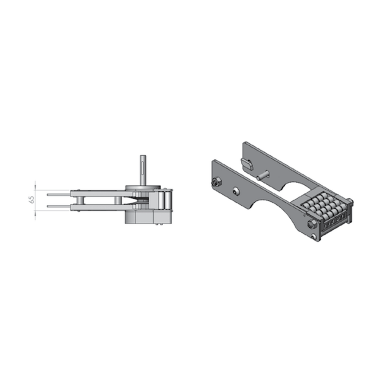 Free-roller transfer bridges