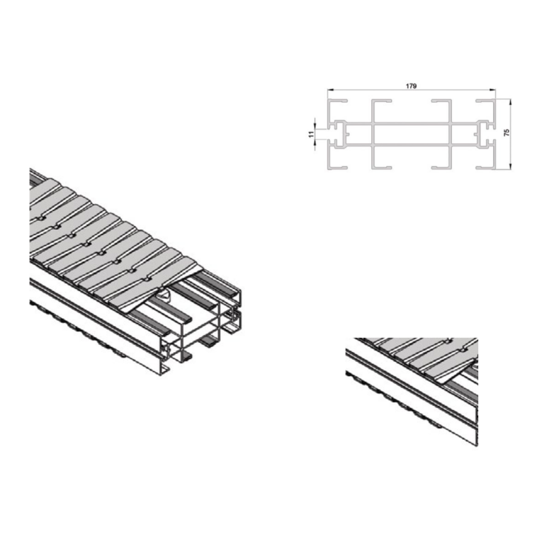 Flat cleated chains