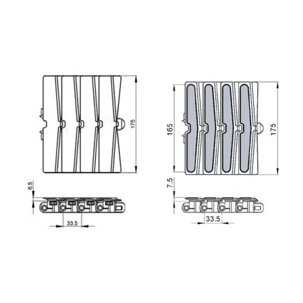 Wedge chains