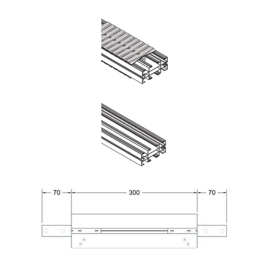 Conveyor frames and beams