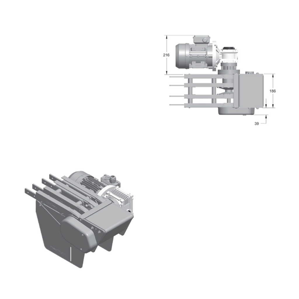 Compact idler ends