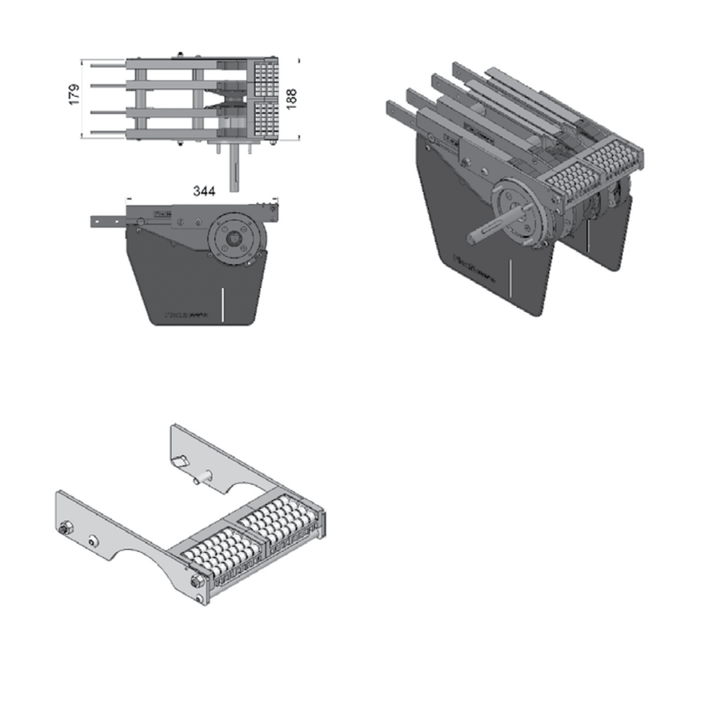 Curved slide rails