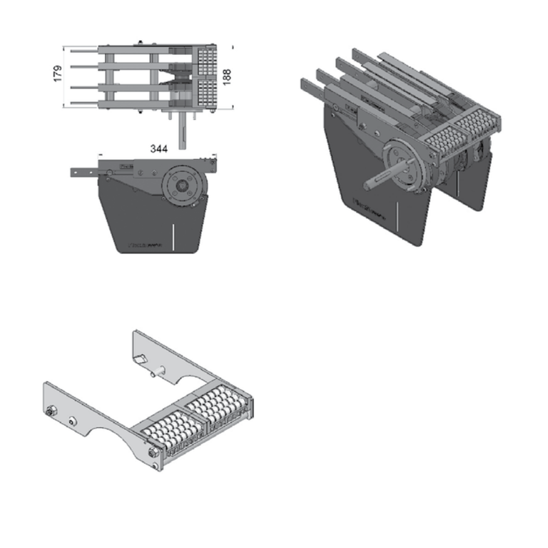 Curved slide rails