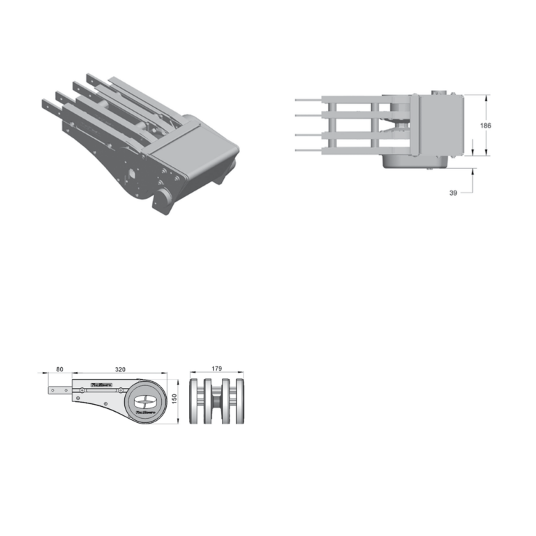 Suspended-drive driven bridges