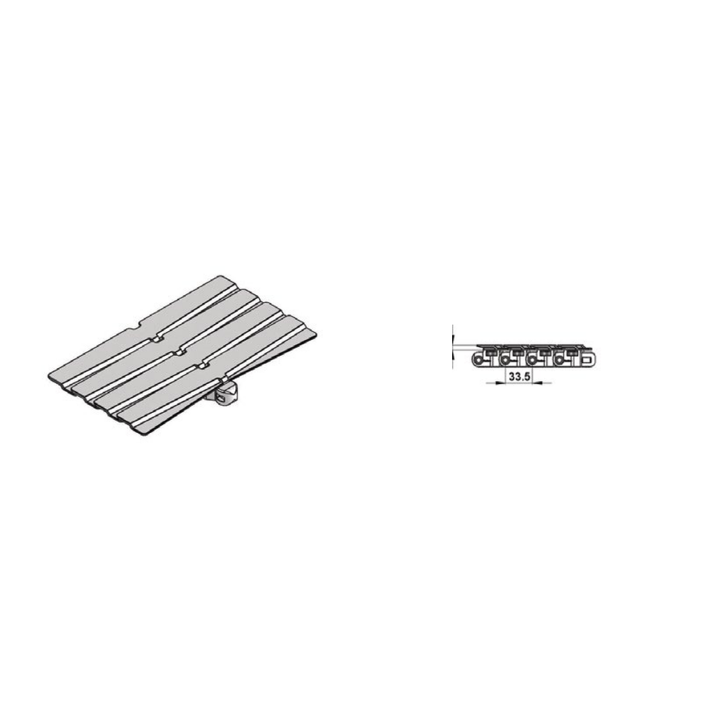 Friction top chains